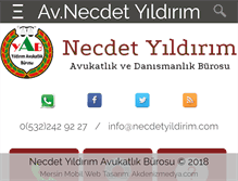 Tablet Screenshot of necdetyildirim.com